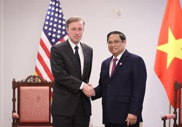 Премьер-министр Вьетнама принял советника по национальнои безопасности США hinh anh 1