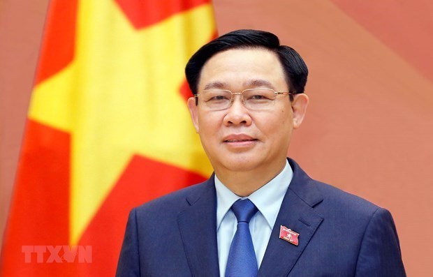 Председатель Национального собрания Выонг Динь Хюэ отбыл с официальным визитом в Лаос hinh anh 1