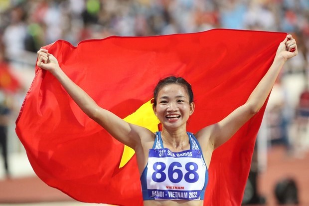SEA Games 31: Вьетнам сохранил региональныи «трон» в легкои атлетике hinh anh 1