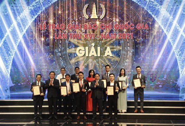 ВИА завоевало три высоких премии на национальнои Премии для прессы 2021 года hinh anh 1