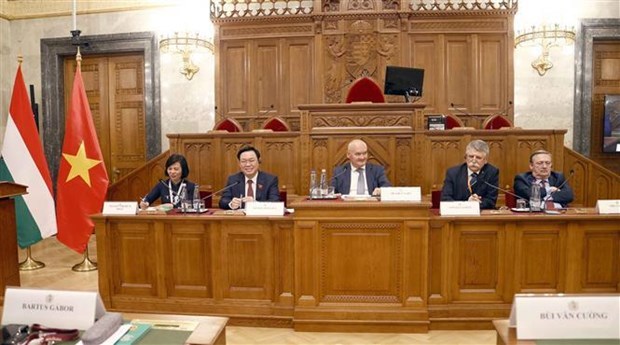 На законодательнои конференции Вьетнама и Венгрии обсуждаются правовые рамки «зеленого» развития hinh anh 1