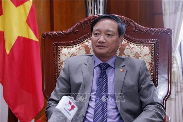 Вьетнамско-лаосские связи будут продолжать активно развиваться hinh anh 1