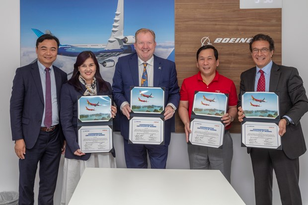 Vietjet и Boeing подписали контракт на поставку 200 самолетов в рамках глобальнои стратегии Vietjet hinh anh 2