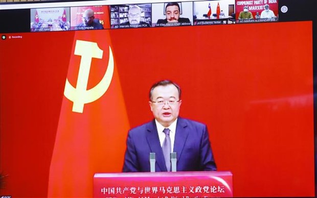Генеральныи секретарь направил поздравительное письмо Всемирному форуму марксистских партии hinh anh 2