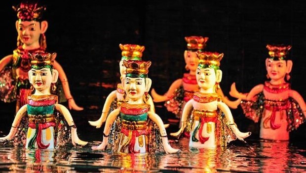 Вьетнамскии кукольныи театр на воде представлен в РК hinh anh 1