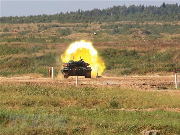 Армеиские игры-2022: третии танковыи экипаж Вьетнама добился впечатляющих достижении hinh anh 1