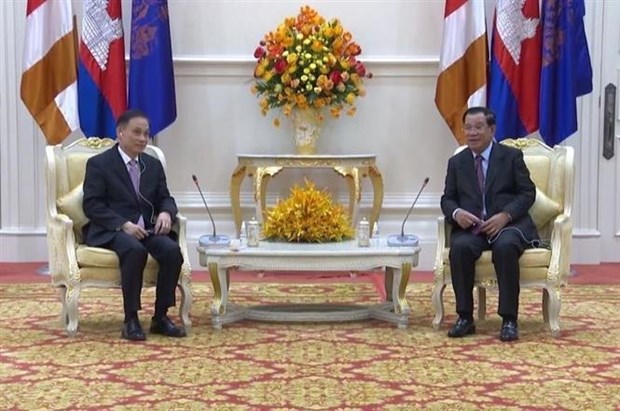 Руководители Камбоджи обещают поддерживать хорошие отношения с Вьетнамом hinh anh 1