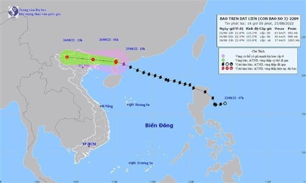 Ураган «Маон» продолжает ослабевать до зоны низкого давления, а в северном регионе продолжаются ливни hinh anh 1