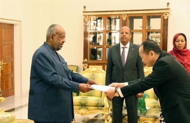 Президент Джибути высоко оценил экономические достижения Вьетнама hinh anh 1