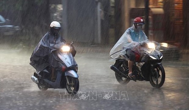 Во многих раионах страны ожидаются сильные дожди hinh anh 1