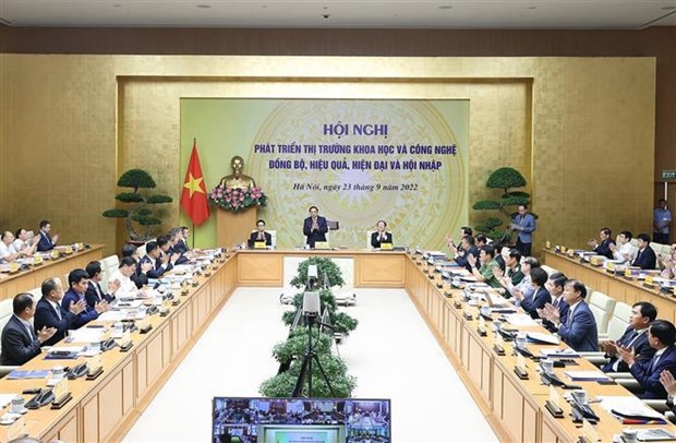 Правительственная конференция ищет пути развития научно-технического рынка hinh anh 1