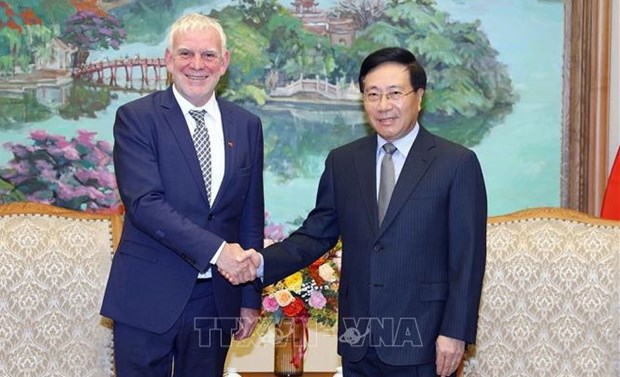 Вьетнам всегда придает большое значение укреплению стратегического партнерства с Германиеи hinh anh 1