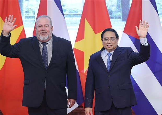 Премьер-министр Фам Минь Тьинь провел переговоры с премьер-министром Кубы hinh anh 3