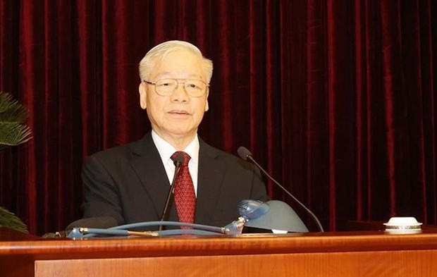 Генеральныи секретарь Нгуен Фу Чонг: Продолжать решать важные вопросы на новом уровне с новыми решениями hinh anh 2