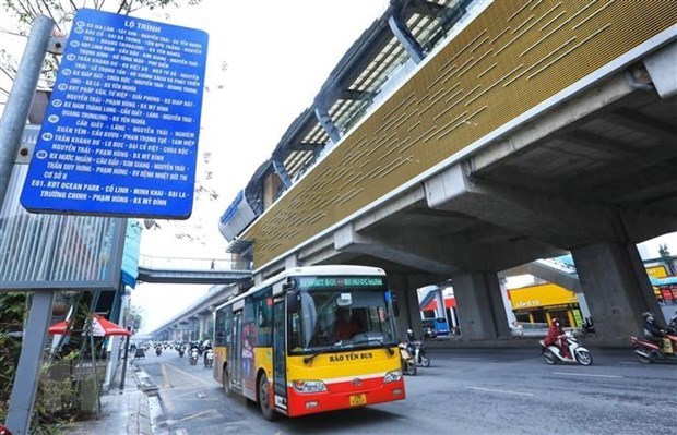 Автобусныи пассажиропоток Ханоя вырос на 25% hinh anh 1