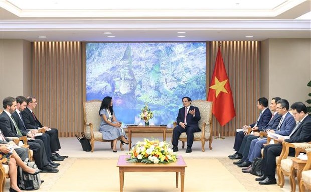 Премьер-министр принял делегацию Международного валютного фонда, работающую во Вьетнаме hinh anh 2
