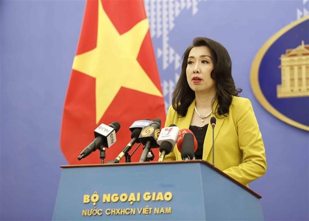 Очередная пресс-конференция МИД: Вьетнам – активныи и ответственныи член международного сообщества hinh anh 1