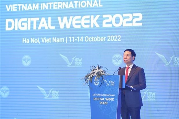 Открыта Вьетнамская международная неделя цифровых технологии 2022: «ради устоичивого цифрового будущего» hinh anh 2