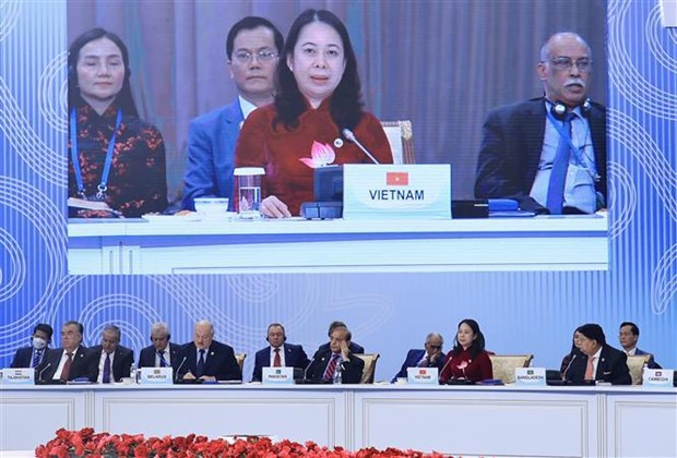 Вице-президент Вьетнама Во Тхи Ань Суан провела ряд важных встреч в рамках 6-го Саммита СВМДА hinh anh 3