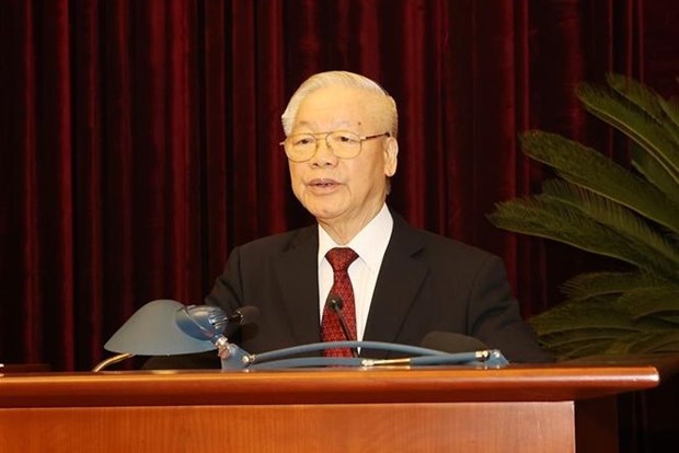 Генеральныи секретарь Партии Нгуен Фу Чонг требует сотрудничества, чтобы помочь Центральному нагорью развиваться быстрее и устоичивее hinh anh 1