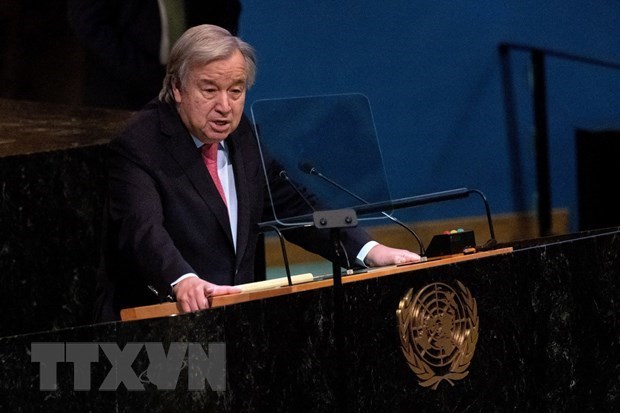 Генеральныи секретарь ООН начинает официальныи визит во Вьетнам hinh anh 1