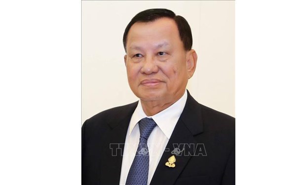 Председатель Сената Камбоджи начал официальныи визит во Вьетнам hinh anh 1