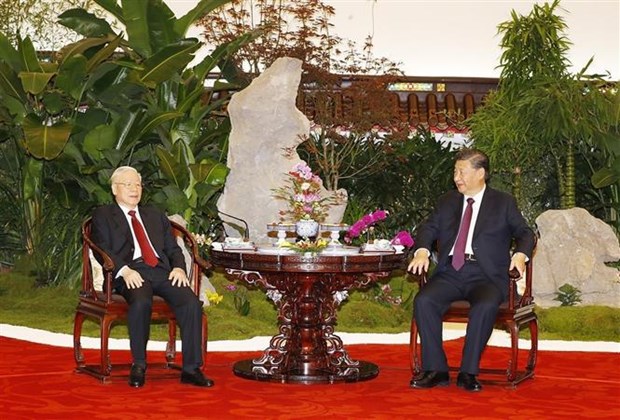 Посол Сюн Бо дал интервью ВИА о значении визита Нгуен Фу Чонга в Китаискую Народную Республику hinh anh 3