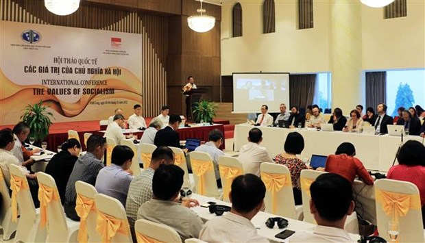 В провинции Виньлонг прошла международная конференция по ценностям социализма hinh anh 1