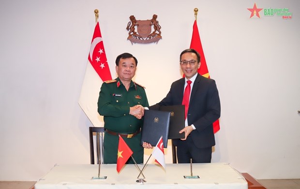 Сингапура и Вьетнам укрепляет сотрудничество по национальнои обороне hinh anh 2