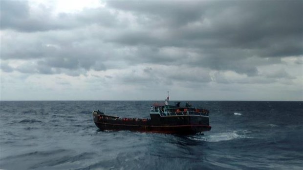 МИД: Вьетнам оказывает гуманитарную помощь 305 гражданам Шри-Ланки, терпящим бедствие на море hinh anh 1