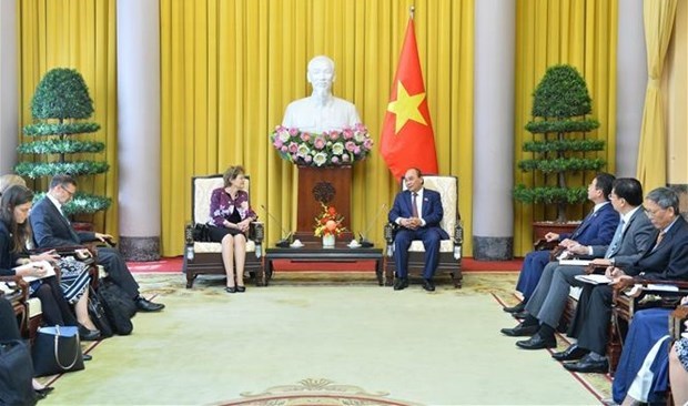 Президент Вьетнама принял губернатора Южнои Австралии hinh anh 1