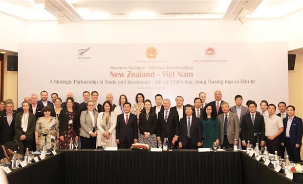 Премьер-министр Новои Зеландии принимает участие во вьетнамско-новозеландском бизнес-диалоге hinh anh 2