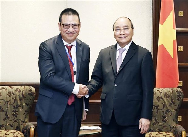Президент Нгуен Суан Фук принял ряд ведущих таиских корпорации hinh anh 1