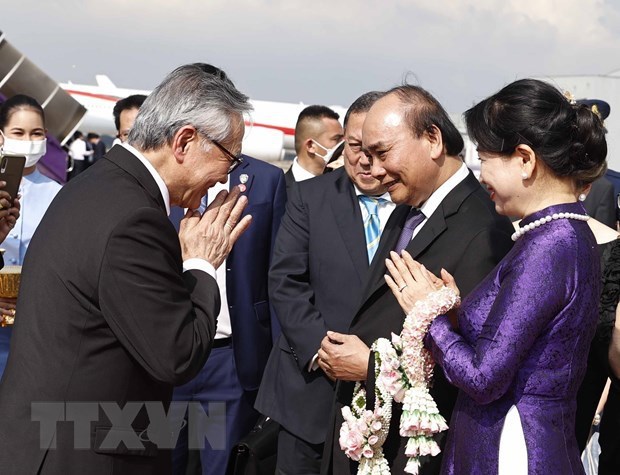 Президент Нгуен Суан Фук завершил официальныи визит в Королевство Таиланд hinh anh 1