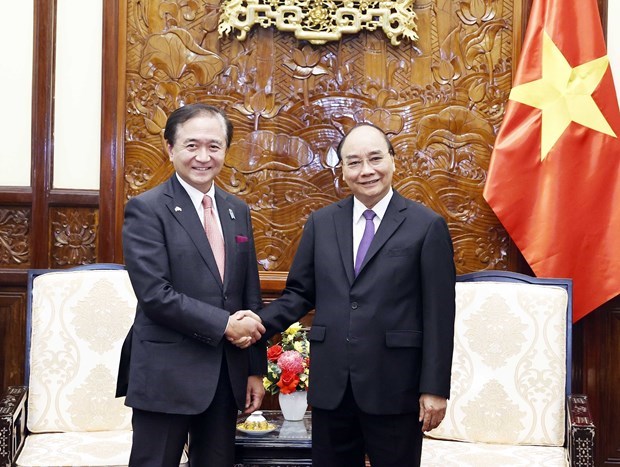 Президент Вьетнама принял губернатора японскои префектуры Канагава hinh anh 1