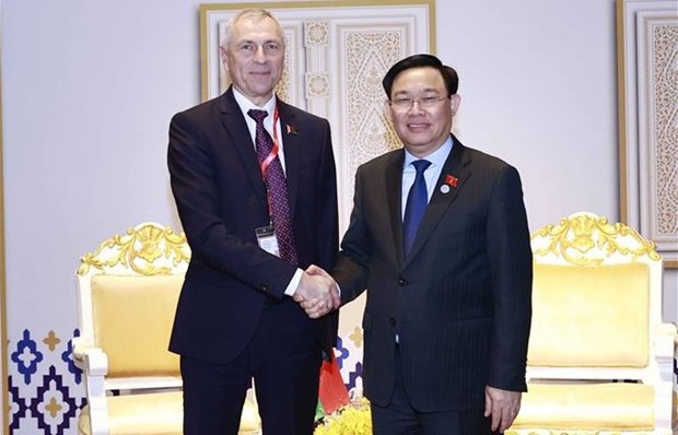 Председатель НС Выонг Динь Хюэ встретился с руководителями парламентов стран hinh anh 3