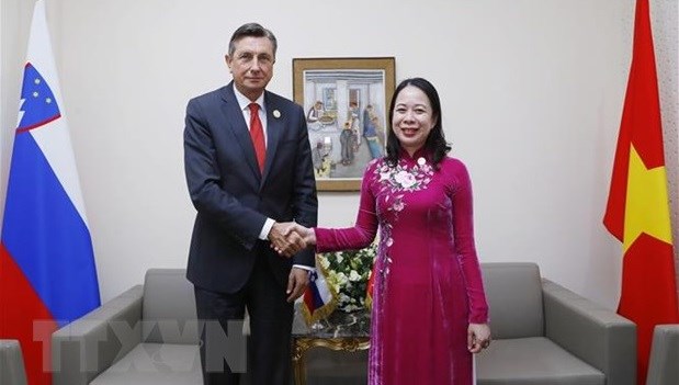 18-и Саммит Франкофонии: вице-президент Во Тхи Ань Суан совершила ряд встреч на высоком уровне hinh anh 3