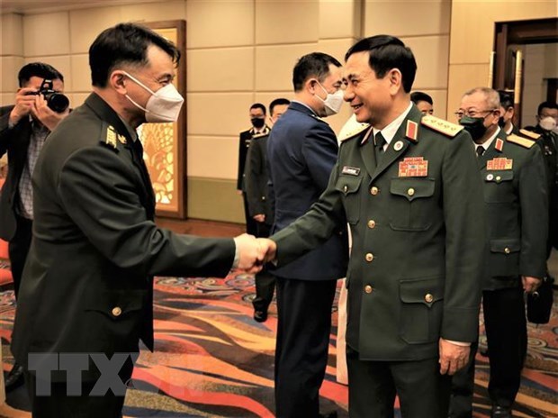 Встречи министров обороны Вьетнама, Камбоджи и Китая hinh anh 2