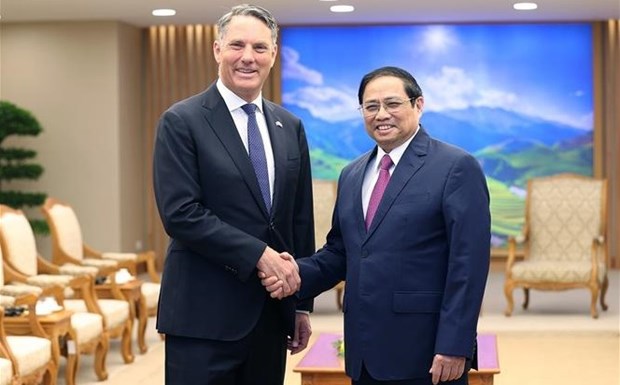 Премьер-министр Фам Минь Тьинь принял вице-премьера, министра обороны Австралии hinh anh 1