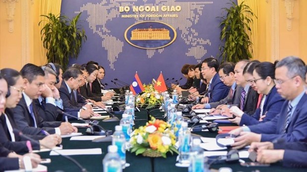 Седьмая вьетнамско-лаосская политическая консультация состоялась в Ханое hinh anh 1