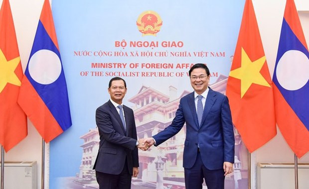 Седьмая вьетнамско-лаосская политическая консультация состоялась в Ханое hinh anh 2