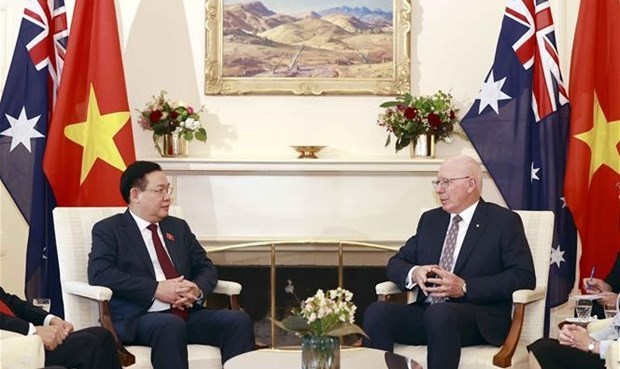 Председатель НС встретился с генерал-губернатором Австралии hinh anh 1