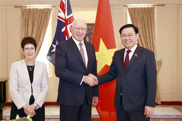 Председатель НС встретился с генерал-губернатором Австралии hinh anh 2