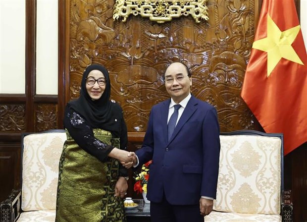 Президент принял новых послов Азербаиджана, Брунея hinh anh 2