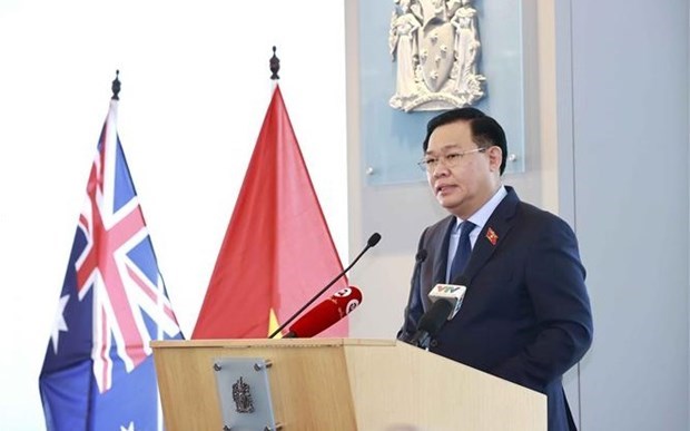 Председатель НС принял участие в Форуме сотрудничества Вьетнама и Австралии в области образования в Мельбурне hinh anh 1