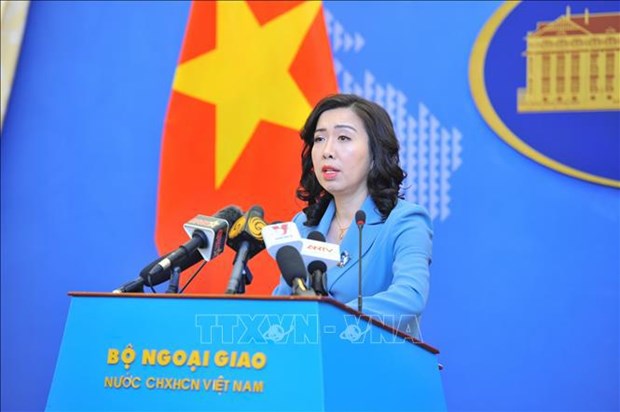 МИД: Вьетнам требует Таиваня отменить незаконные учения в водах Чыонгша hinh anh 1