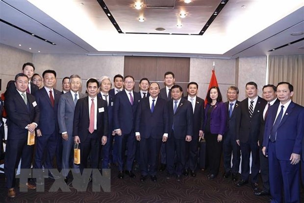 Президент государства принял крупные кореиские корпорации, инвестирующие во Вьетнаме hinh anh 9