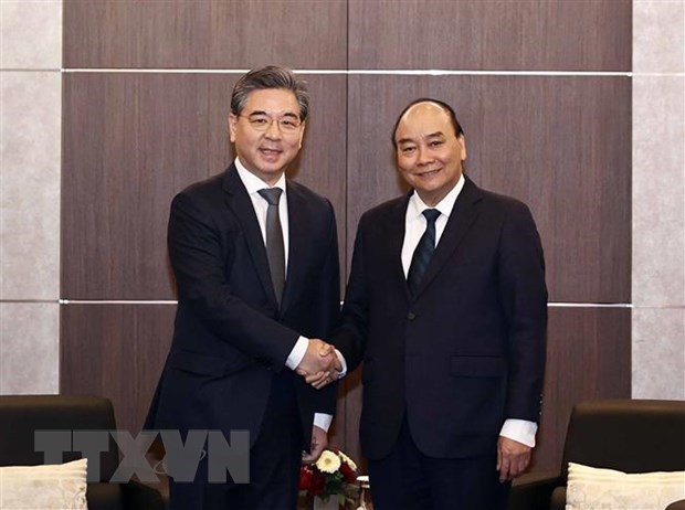 Президент государства принял крупные кореиские корпорации, инвестирующие во Вьетнаме hinh anh 5