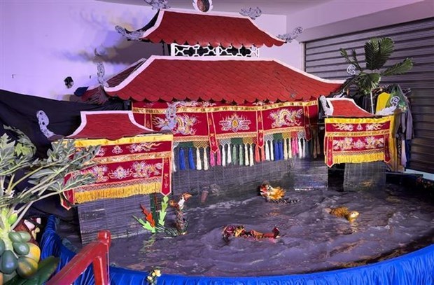 Французскои публике представили вьетнамскии кукольныи театр на воде hinh anh 2