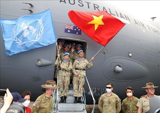 Вьетнамские миротворцы в миссиях ООН показывают хорошую адаптивность hinh anh 2